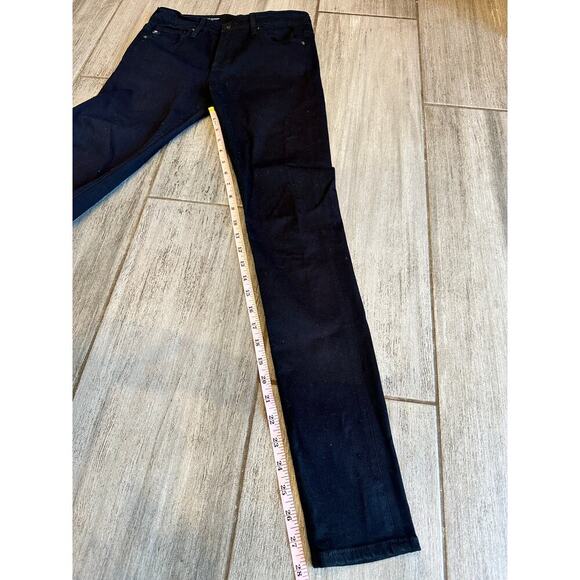 AG Adriano Goldschmied Farrah High-Rise Skinny Ankle Jean Black size 25 R - Picture 4 of 8